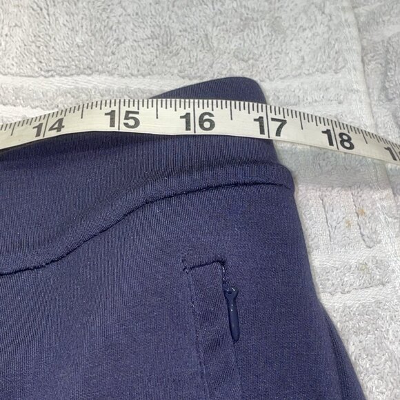 Lane Bryant Straight Leg Travel Trousers Navy Blue Stretch Zip Pockets Sz 16 - Picture 8 of 11